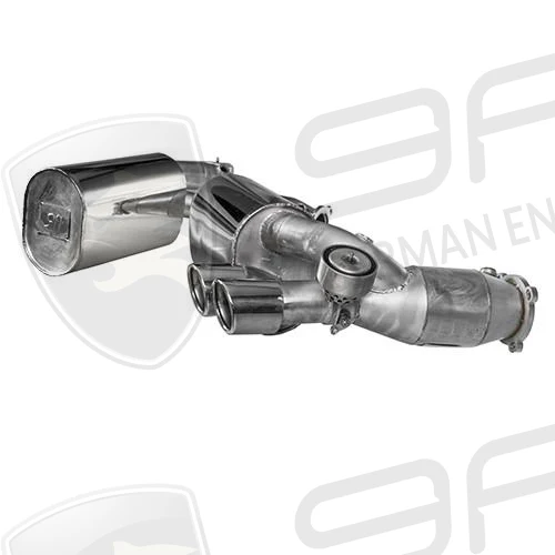 9FF Klappenauspuff passend für Porsche 996 Turbo - Image 3