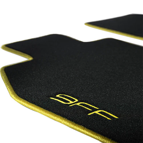 9FF Fußmatten mit 9FF Schriftzug und Ziernaht 996/997 - Image 4